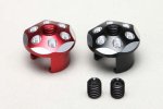 Yokomo RP-121-1 Racing Performer Aluminum Battery Plug Cap Set ?4 (Red/Black)