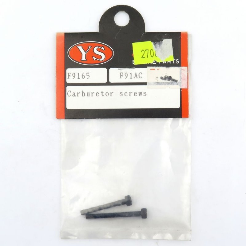 YS ENGINE CARBURETOR SCREWS F91AC #F9165