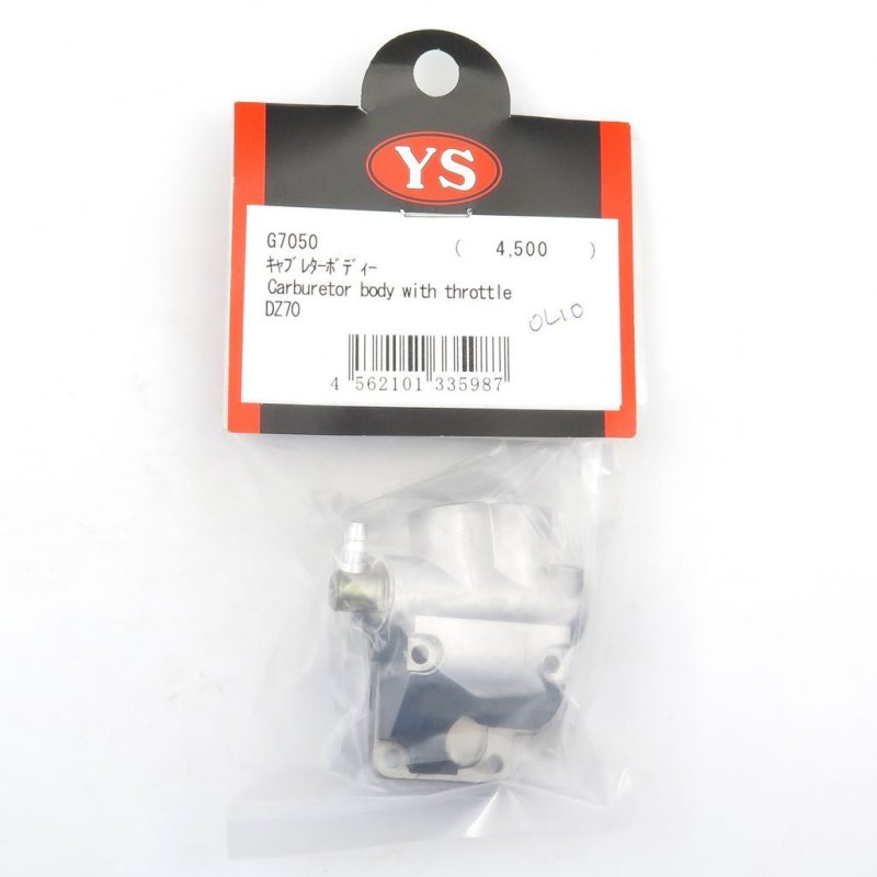 YS ENGINE CARBURETOR BODY WITH THROTTLE DZ70 #G7050